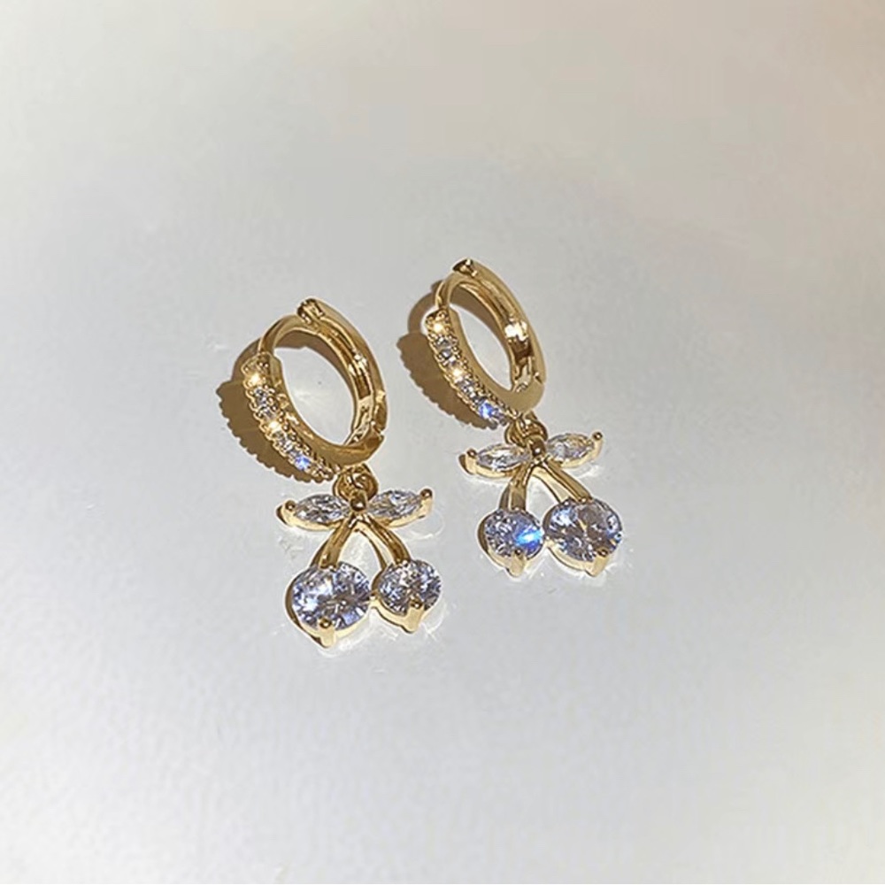 Cherry Earrings - Picture 2 of 3